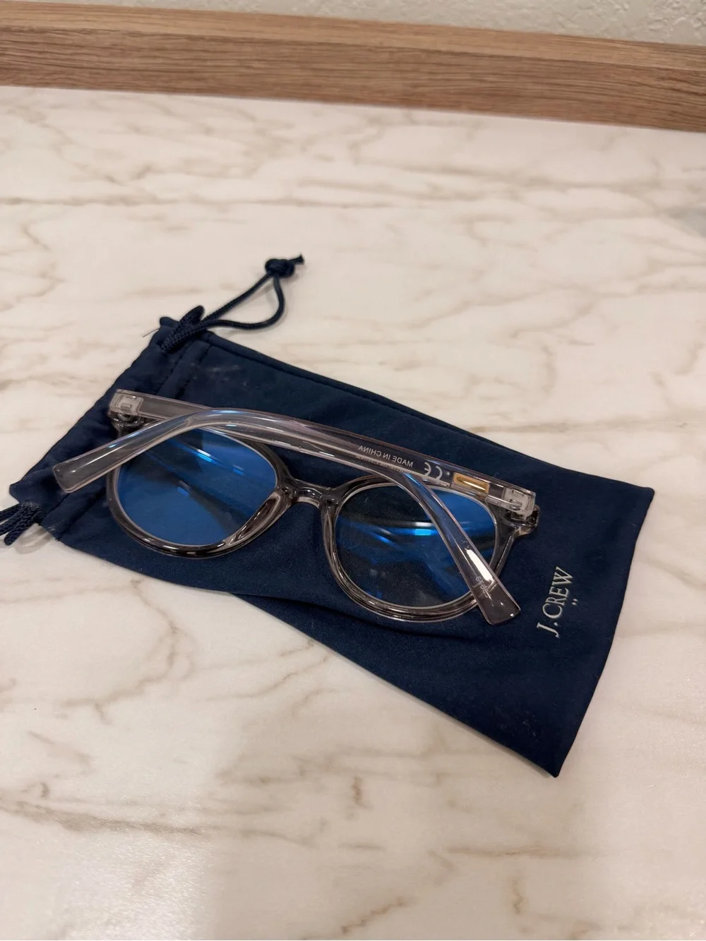 Jcrew Clear Round Frame Blue Light Glasses - Women Accessories